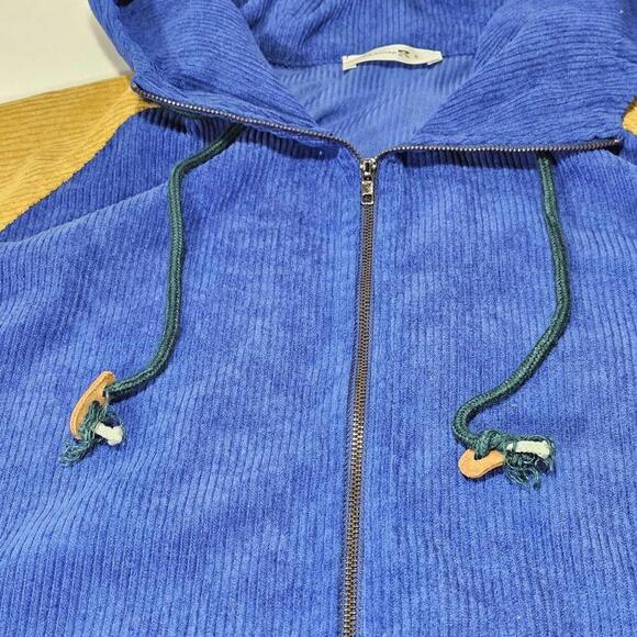 Vintage Corduroy Color Block Half Zip Charm KP Mens Size S (Fits Like Medium) - Picture 12 of 15